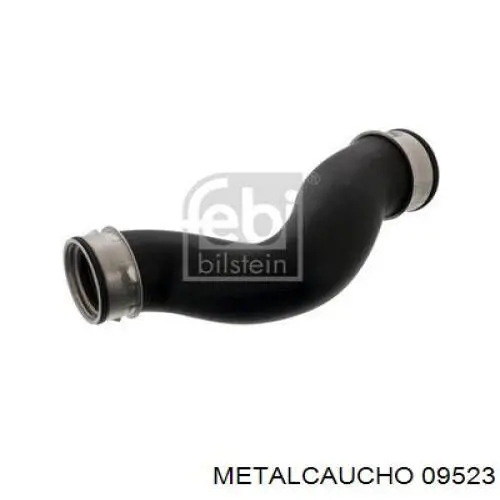 09523 Metalcaucho tubo flexible de aire de sobrealimentación derecho