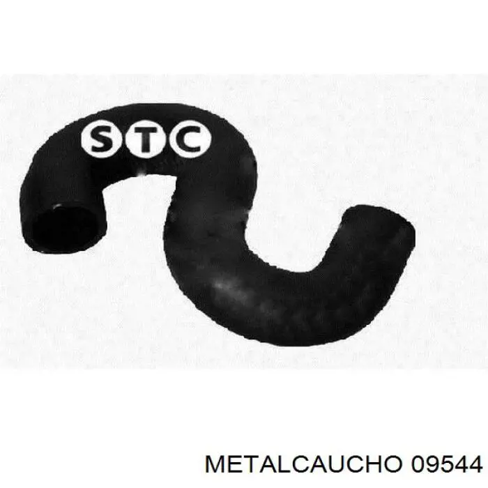 09544 Metalcaucho Manguera superior del radiador