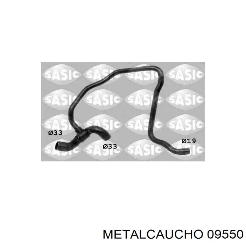 Manguera inferior del radiador 481113 Cautex