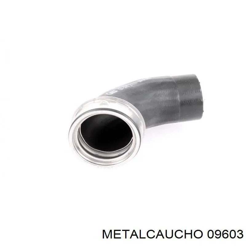 09603 Metalcaucho tubo flexible de aire de sobrealimentación superior izquierdo