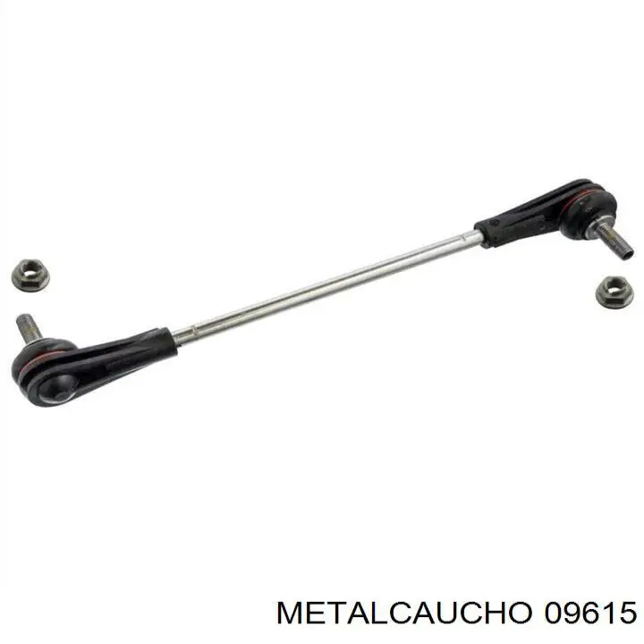 09615 Metalcaucho tubo flexible de aire de sobrealimentación derecho
