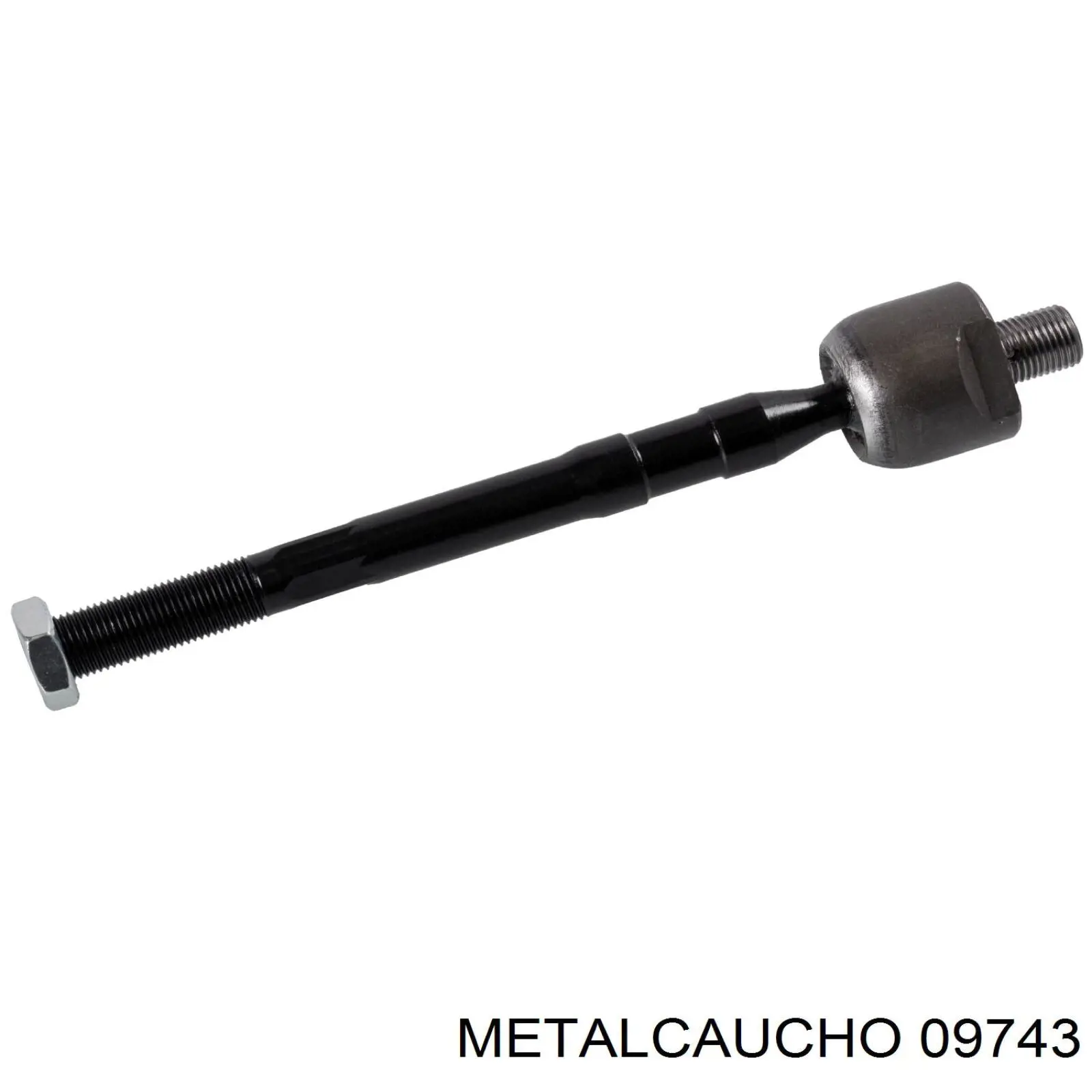 09743 Metalcaucho tubo flexible de aire de sobrealimentación izquierdo