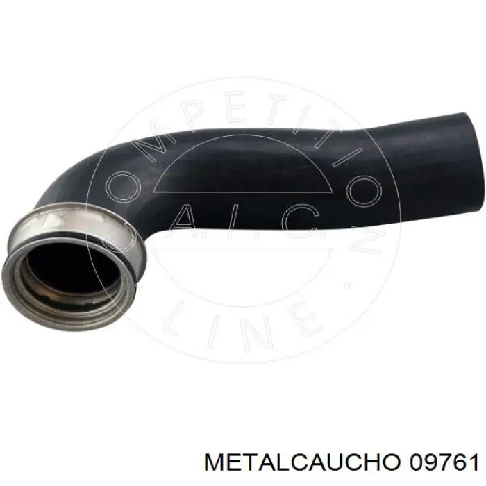 09761 Metalcaucho tubo flexible de aire de sobrealimentación izquierdo