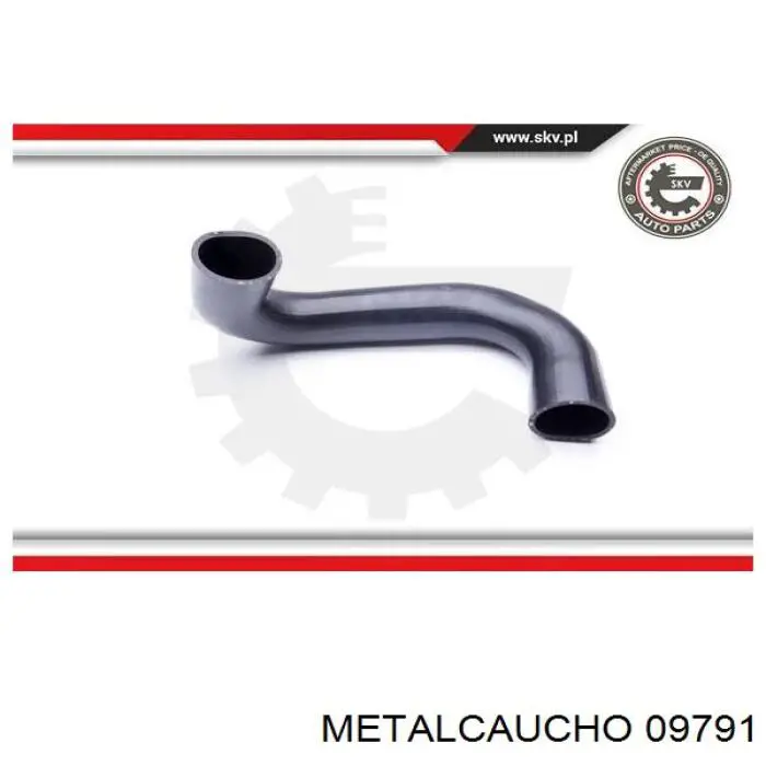 Comprar 09791 Metalcaucho Tubo intercooler