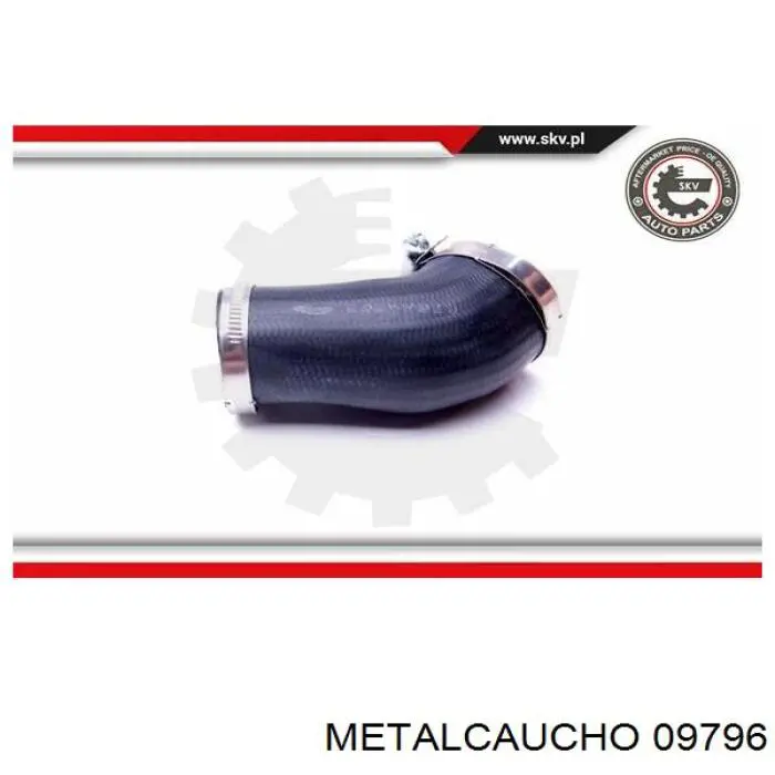 Comprar 09796 Metalcaucho Tubo intercooler