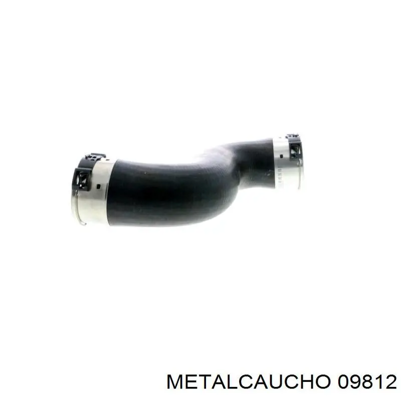 09812 Metalcaucho tubo flexible de aire de sobrealimentación izquierdo