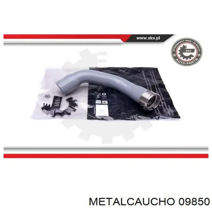 Manguera del intercooler Metalcaucho 09850 precio, desde 37,59 EUR