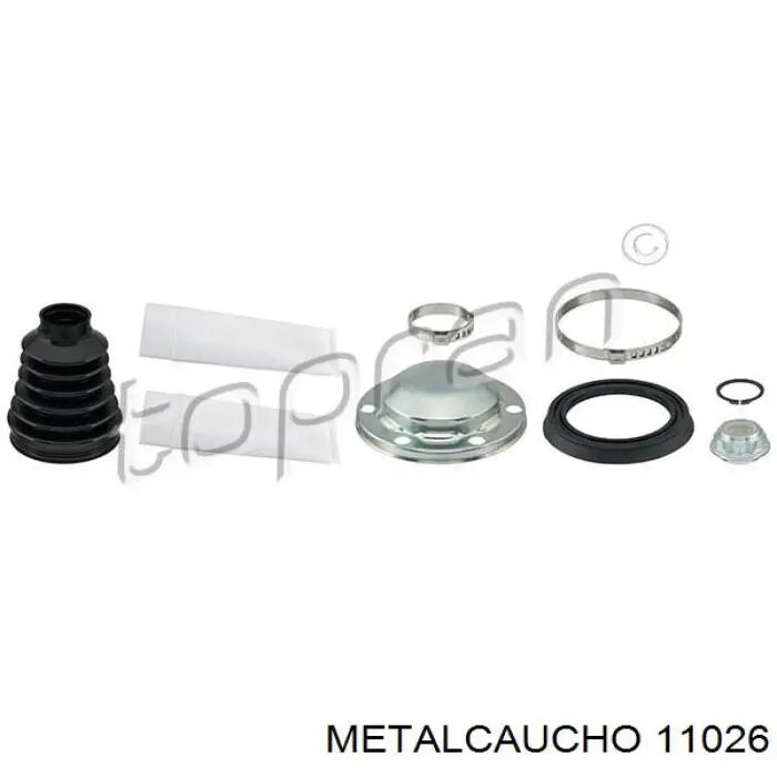 Comprar 11026 Metalcaucho Fuelle de semieje delantero interior