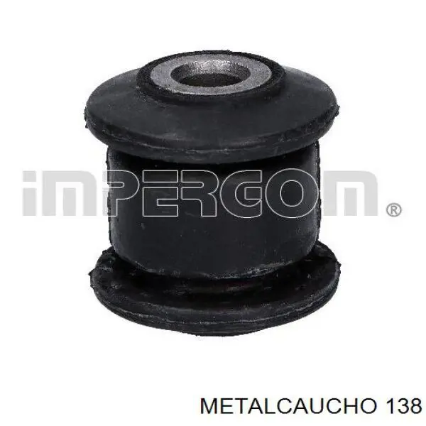 138 Metalcaucho bota de direccion izquierda (cremallera)