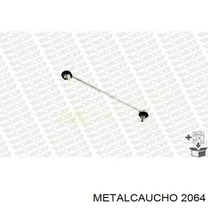 2064 Metalcaucho bomba de limpiaparabrisas delantera