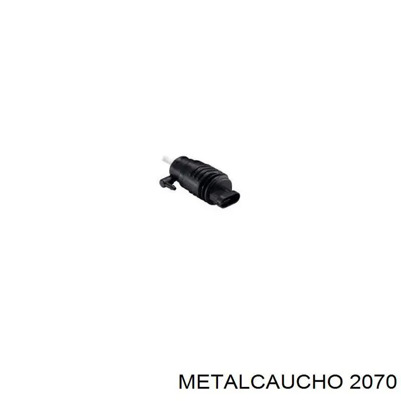 Bomba de agua limpiaparabrisas, delantera 2070 Metalcaucho