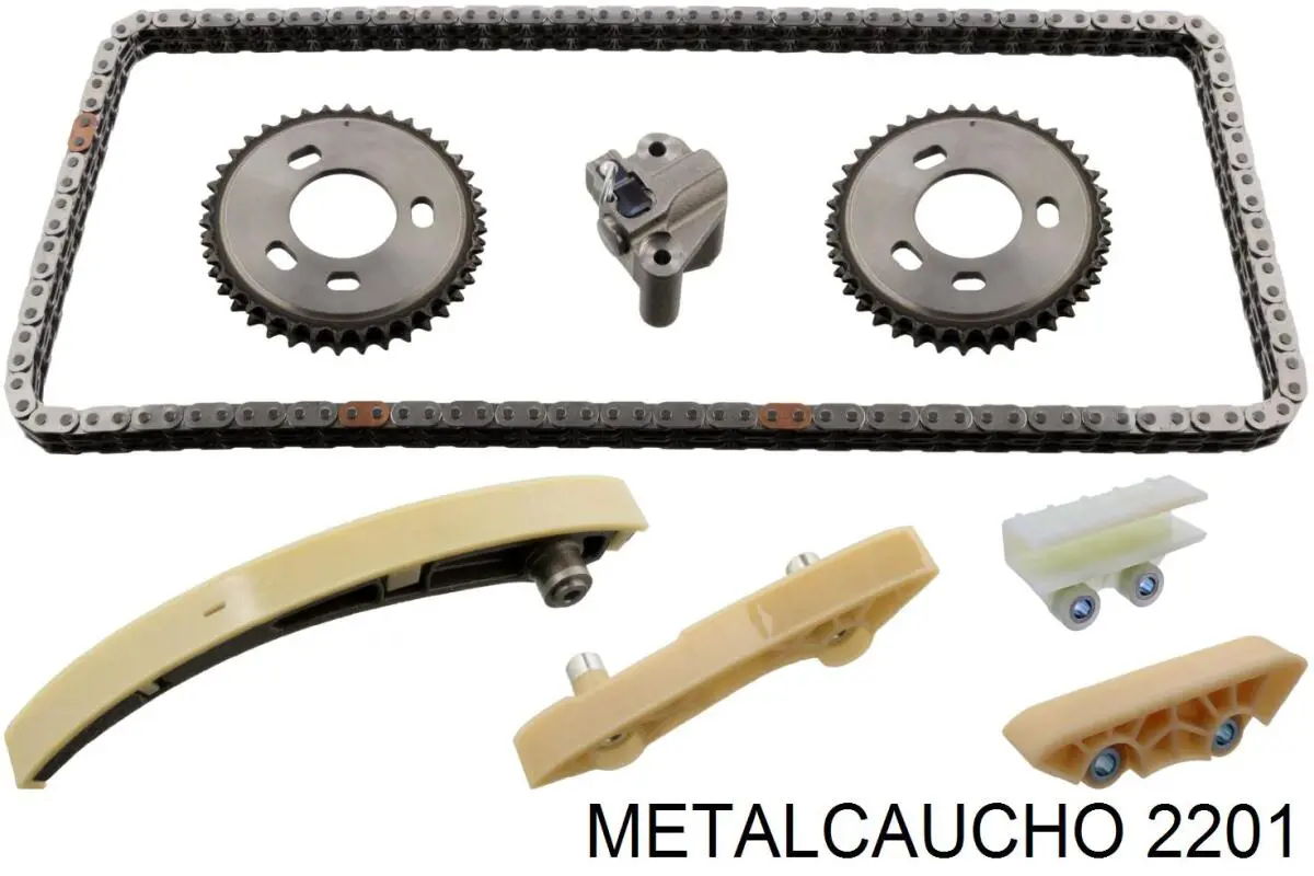 2201 Metalcaucho Brida del sistema de refrigeración (triple unión)