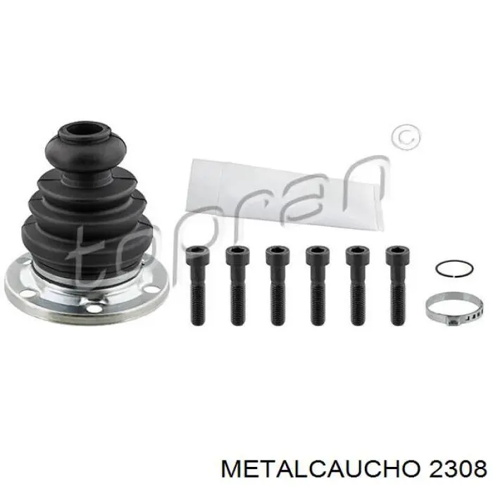 Comprar 2308 Metalcaucho Fuelle de semieje delantero interior