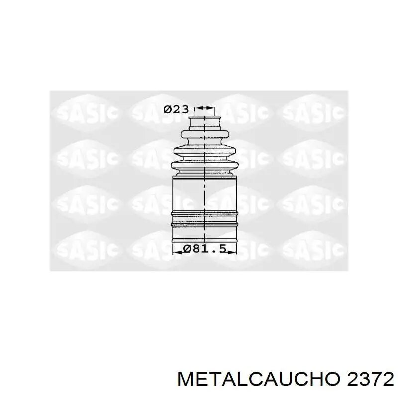 2372 Metalcaucho juego de reparación palanca selectora cambio de marcha