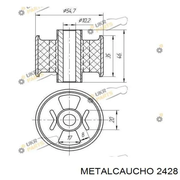 Comprar Soporte de tubo de escape Vectra  