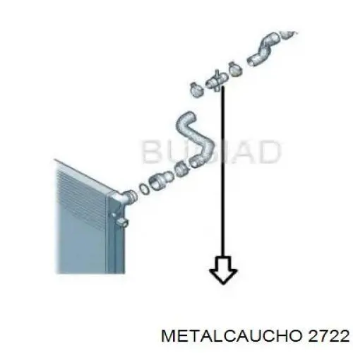 Almohadilla de tope silenciador Metalcaucho 2722 precio, desde 1,33 EUR