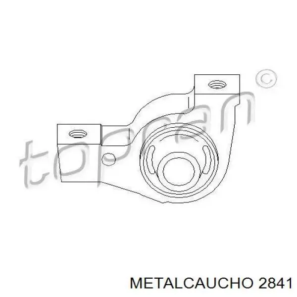 2841 Metalcaucho Buje del mecanismo de cambio (palanca selectora)