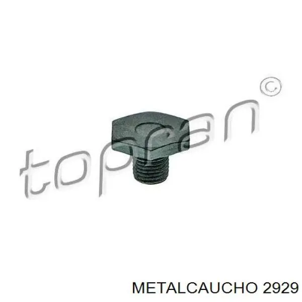 2929 Metalcaucho tapón roscado, colector de aceite