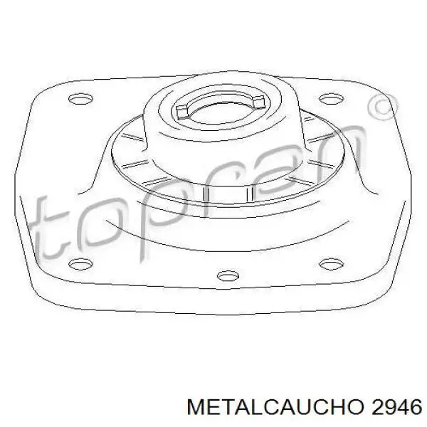 Soporte del amortiguador delantero derecho 2946 Metalcaucho