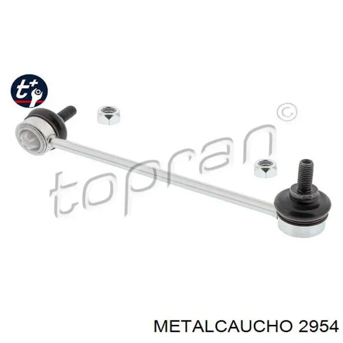 2954 Metalcaucho silentblock delantero de ballesta delantera