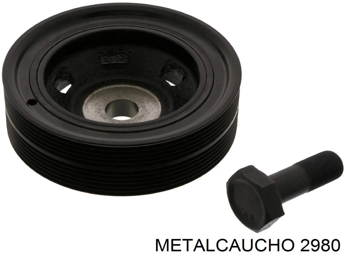 2980 Metalcaucho soporte, motor, trasero, silentblock