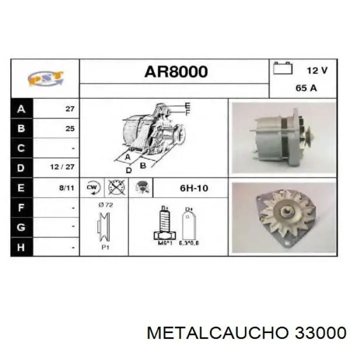 Manguera de calefacción de la mariposa de aceleración Metalcaucho 33000 precio, desde 22,16 EUR