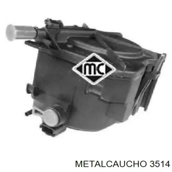 Tapón depósito de refrigerante 3514 Metalcaucho