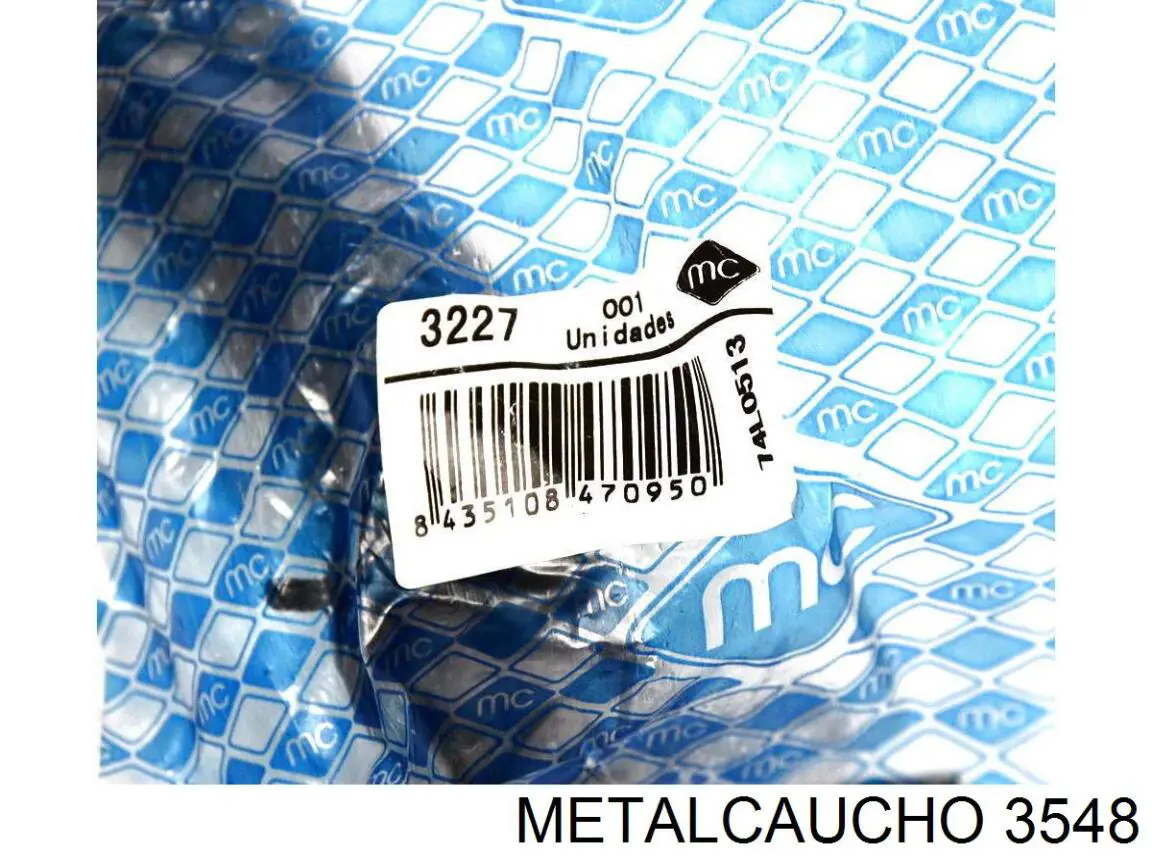 3548 Metalcaucho Tapón del radiador de refrigerante