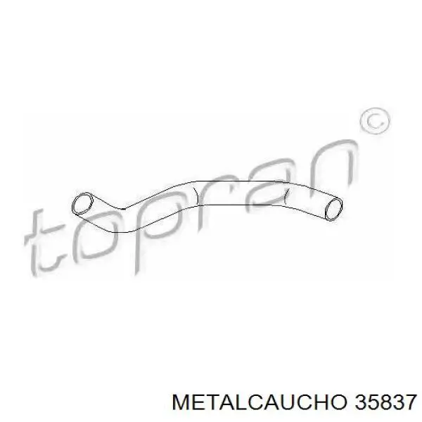 35837 Metalcaucho tubo de ventilacion del carter (separador de aceite)