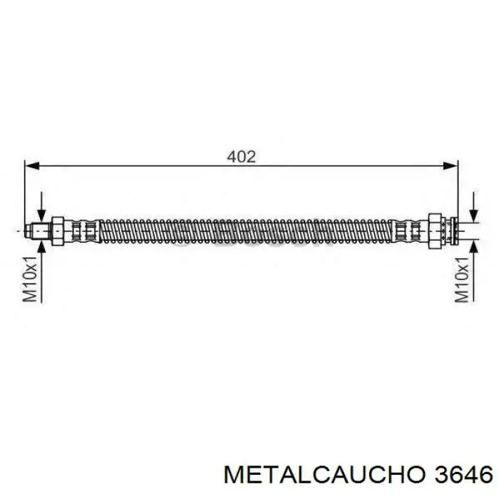 Carcasa del termostato Metalcaucho 3646 precio, desde 32,05 EUR