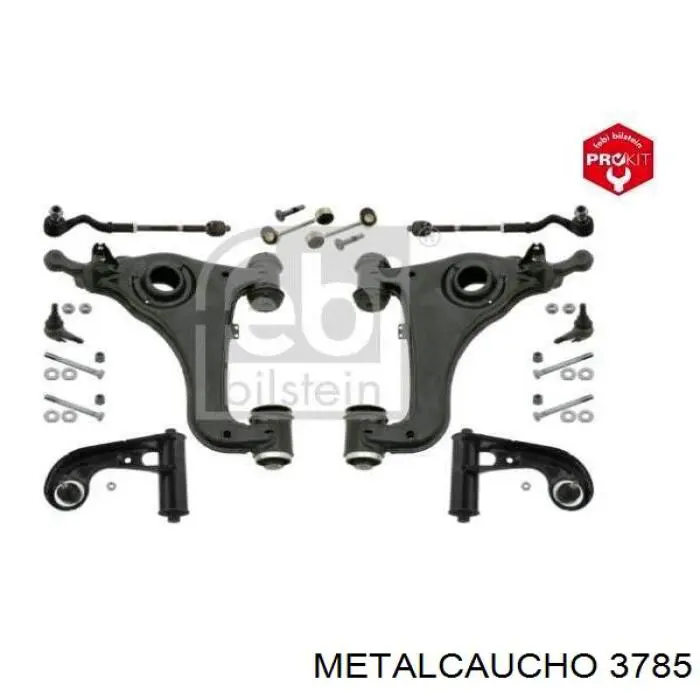 Manguera de admisión de la bomba de agua 3785 Metalcaucho