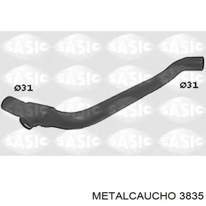 3835 Metalcaucho Caja del filtro de combustible