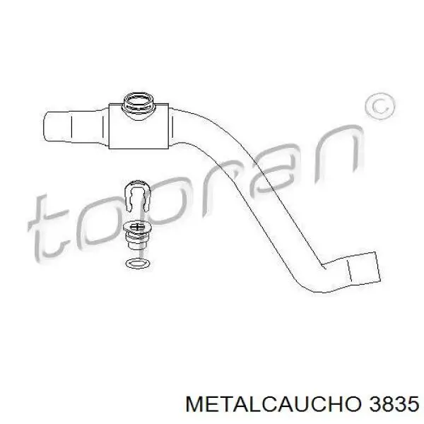 Comprar 3835 Metalcaucho Caja del filtro de combustible