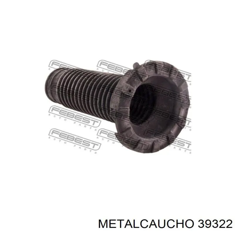 39322 Metalcaucho Fuelle, amortiguador delantero