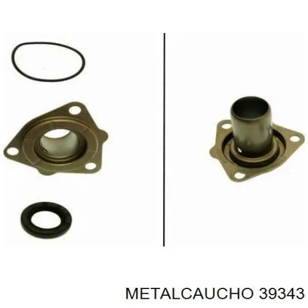 Retén del semieje delantero izquierdo VAG 0734319419