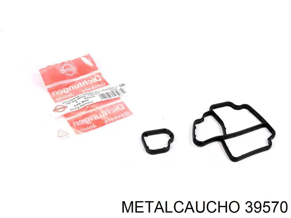 Comprar 39570 Metalcaucho Junta del adaptador del filtro de aceite