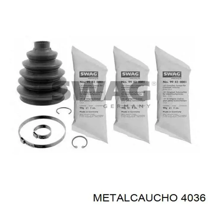 4036 Metalcaucho Pera de cebado manual de combustible