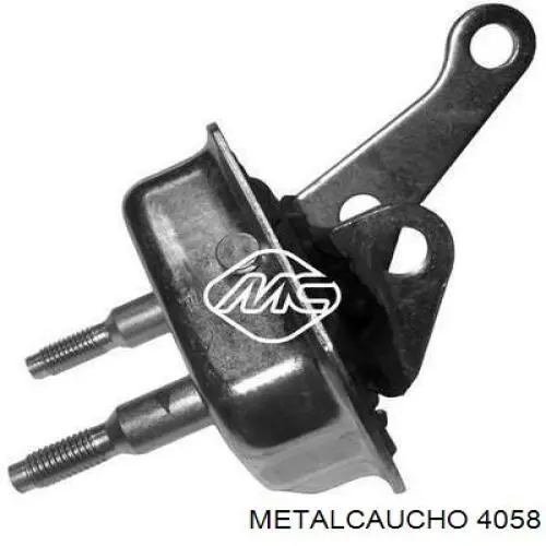 4058 Metalcaucho soporte, motor, derecho superior