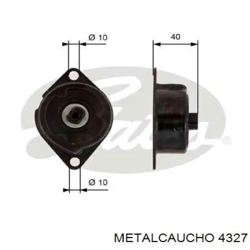 4327 Metalcaucho varillaje palanca selectora, cambio manual / automático