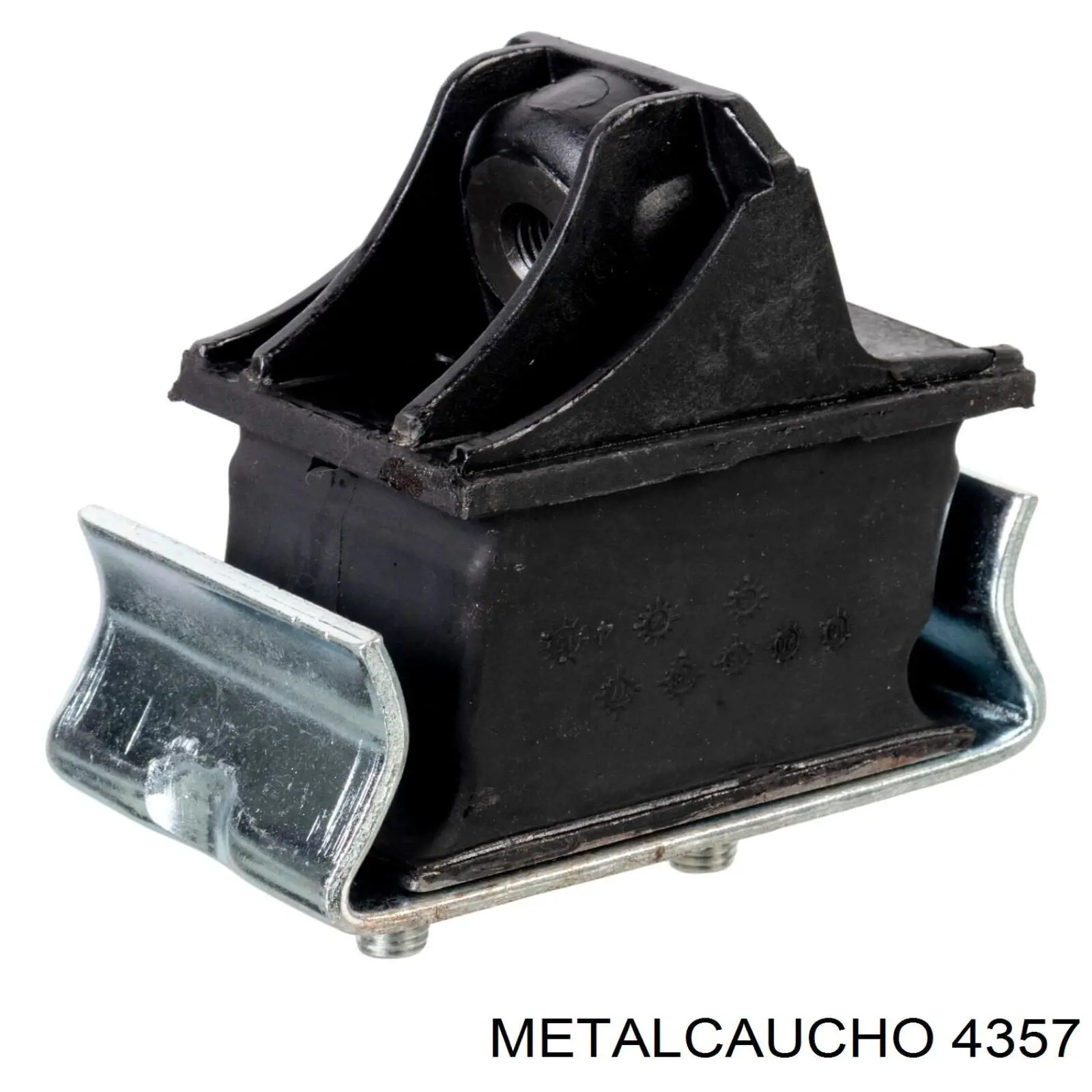 4357 Metalcaucho soporte de motor trasero