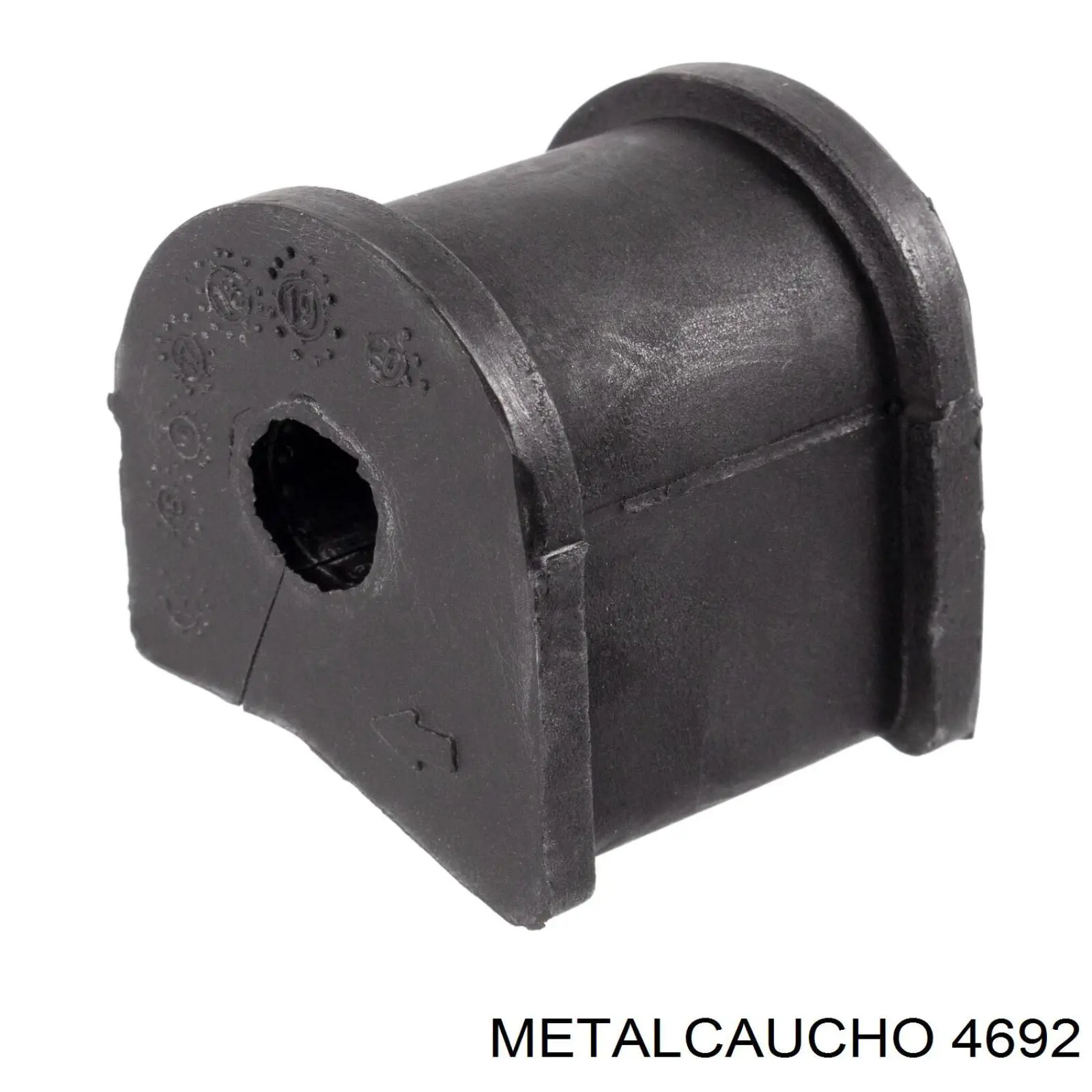 4692 Metalcaucho soporte motor izquierdo