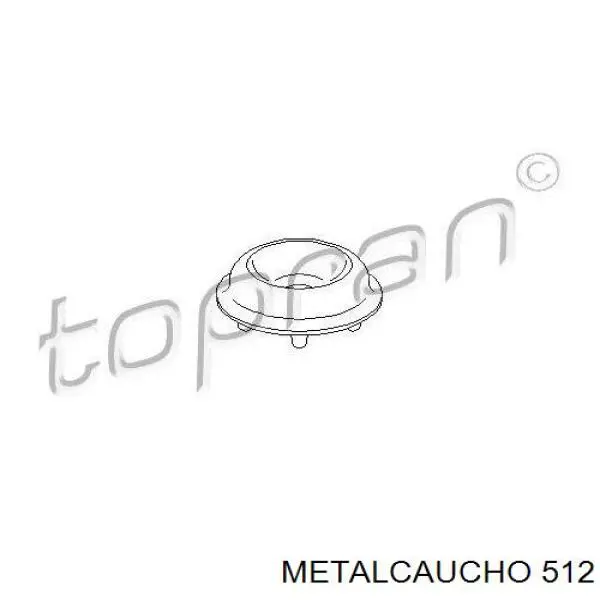 Soporte de motor trasero izquierdo FDEM001 Kautek