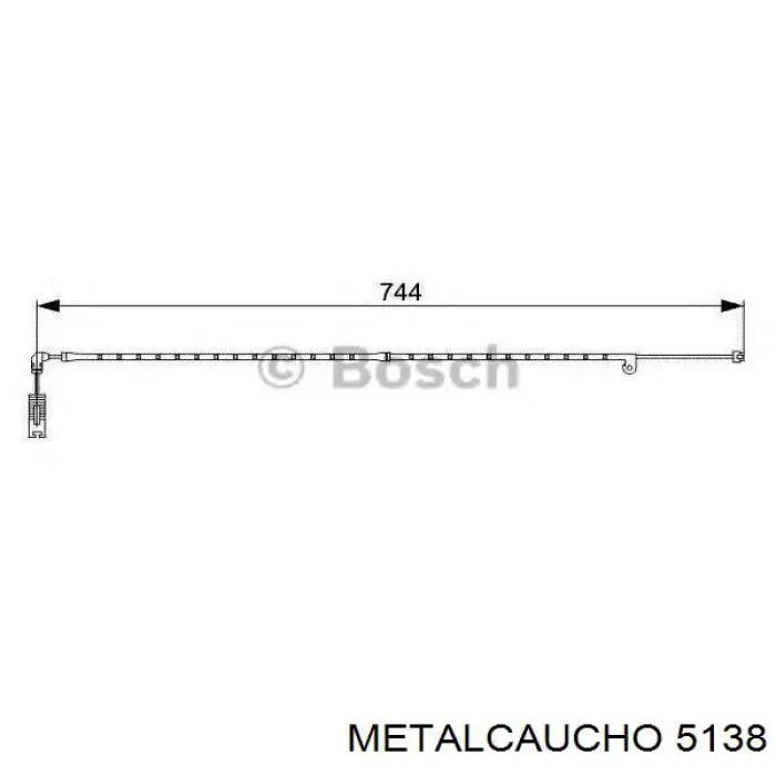 5138 Metalcaucho polea, cigüeñal