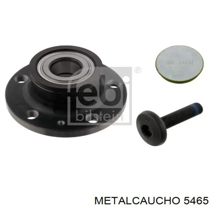 Soporte trasero del silenciador 5465 Metalcaucho