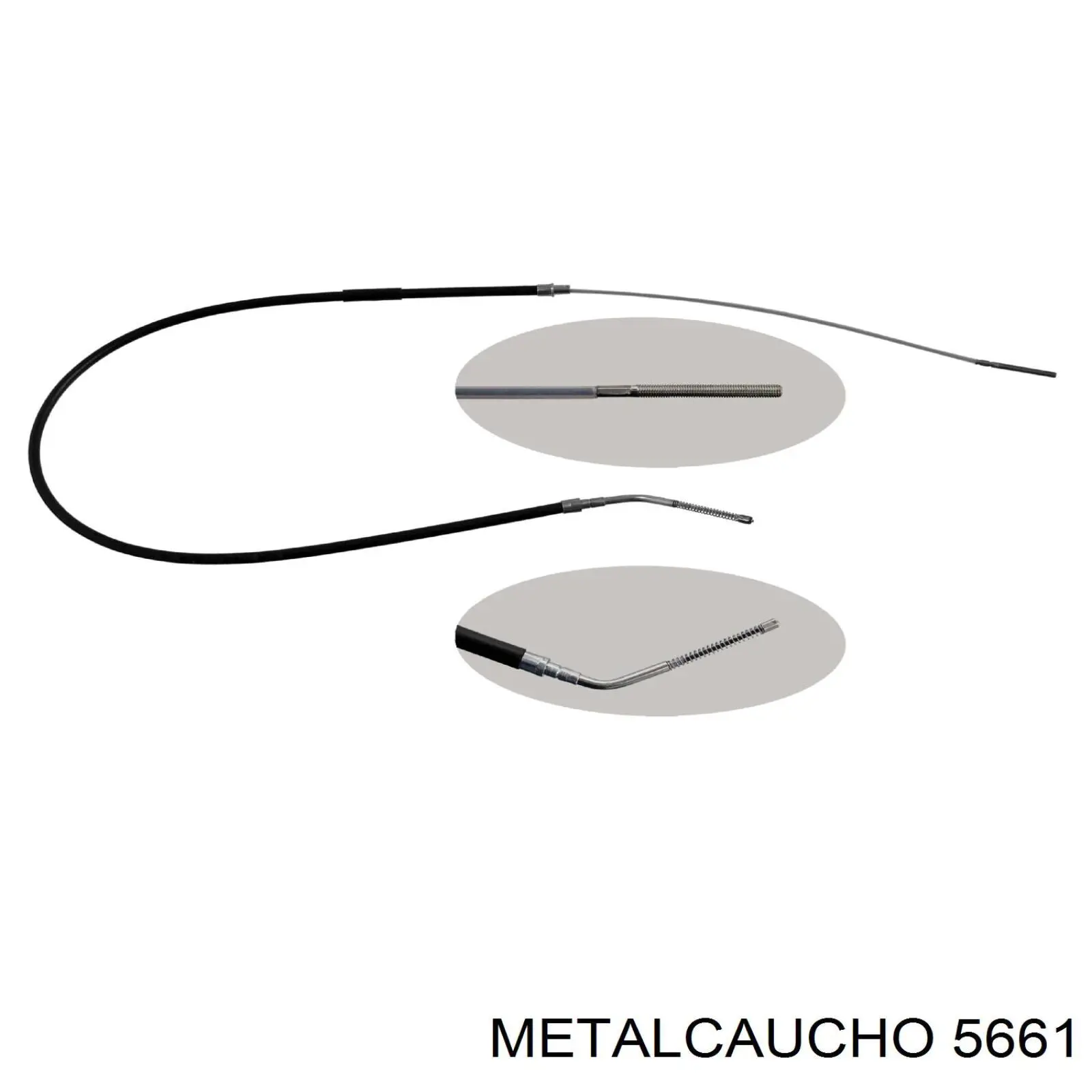 5661 Metalcaucho soporte, motor, trasero, silentblock