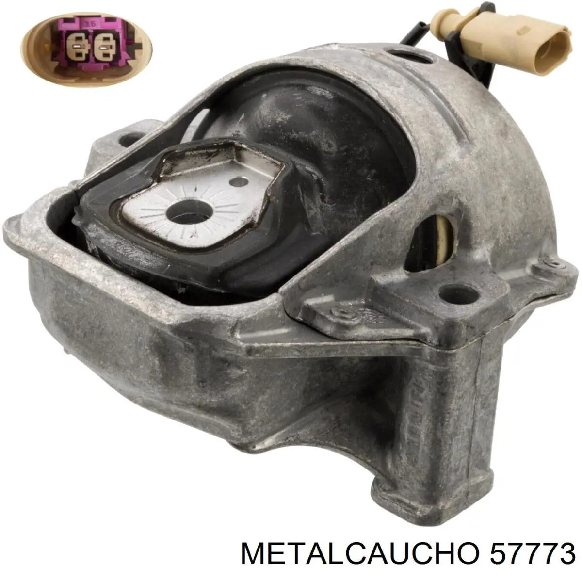 57773 Metalcaucho soporte motor izquierdo