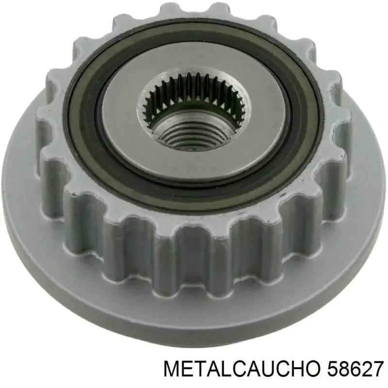 58627 Metalcaucho polea alternador