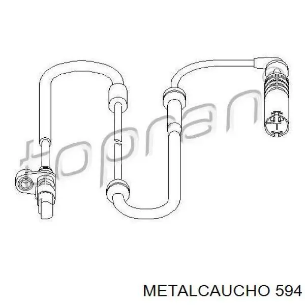 Comprar 00594 Metalcaucho Abrazadera del colector de escape