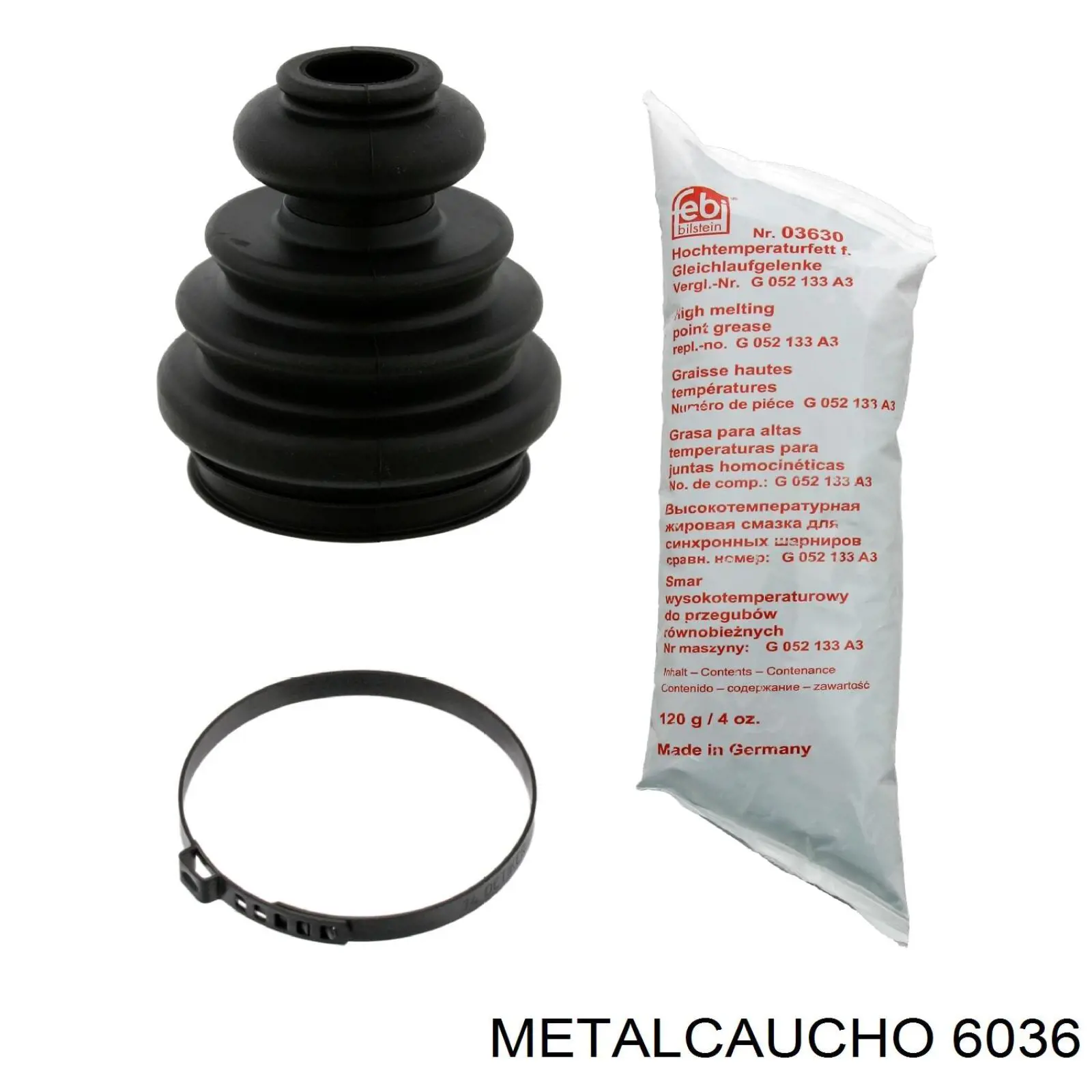 6036 Metalcaucho soporte motor delantero