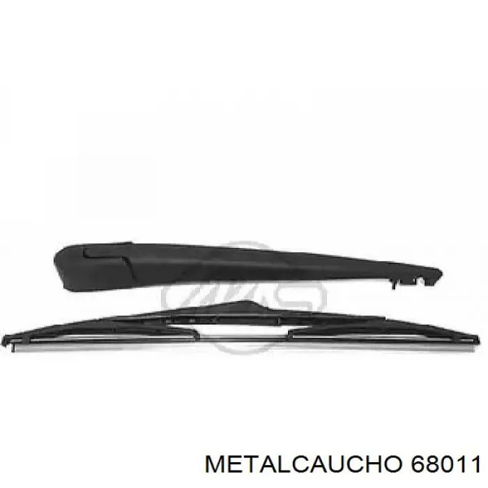 68011 Metalcaucho Brazo del limpiaparabrisas, luna trasera